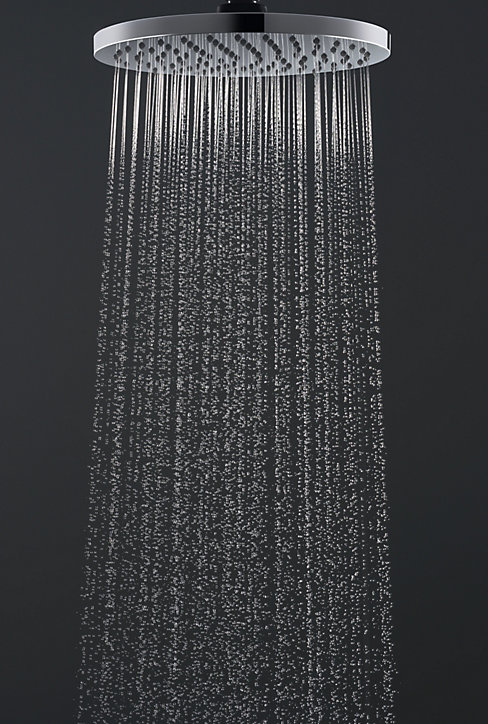 Pommeau de douche 1 jet rond, chrome, Hansgrohe Vernis Shape