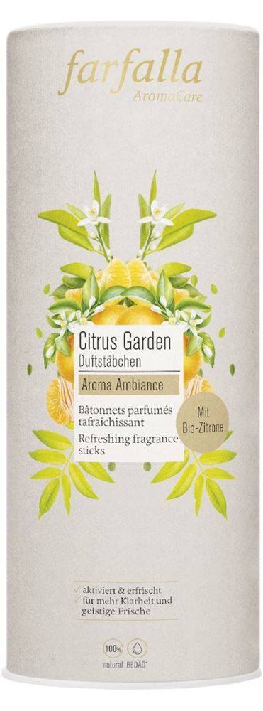 Farfalla Duftstäbchen Citrus Garden Glasfl 150 ml