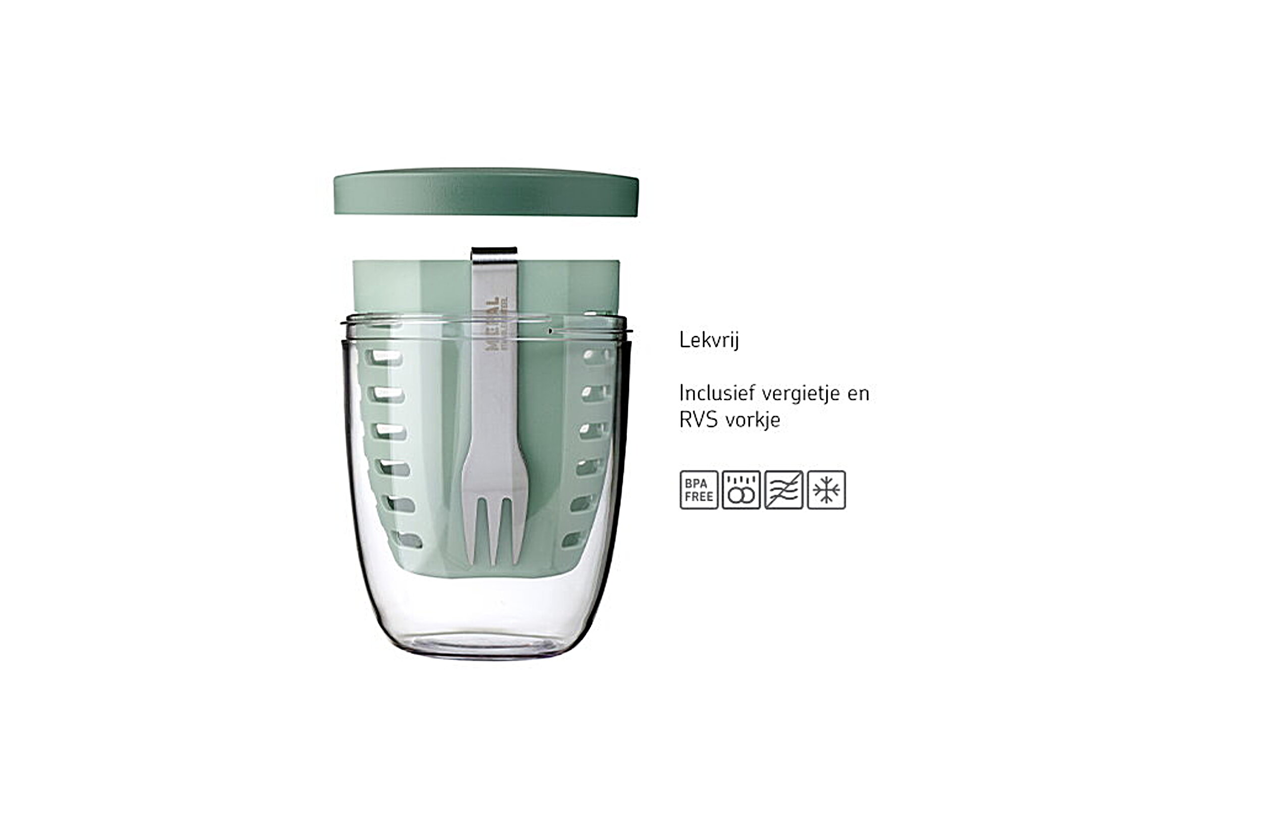 Mepal Ellipse Fruit- & Veggie pot - Nordic blue