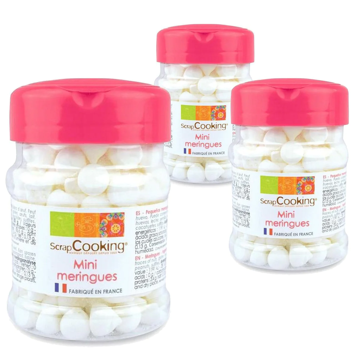 Mini meringues blanches 100 g Scrapcooking