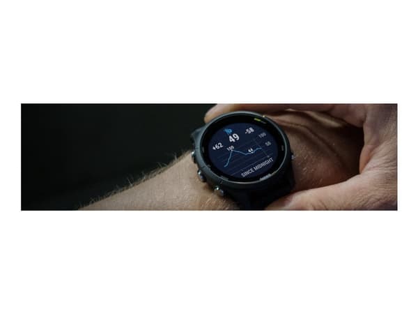 Garmin Forerunner 255 Music - 46 mm - sportsur med stropp - silikon - håndleddstørrelse: 130-205 mm - display 1.3