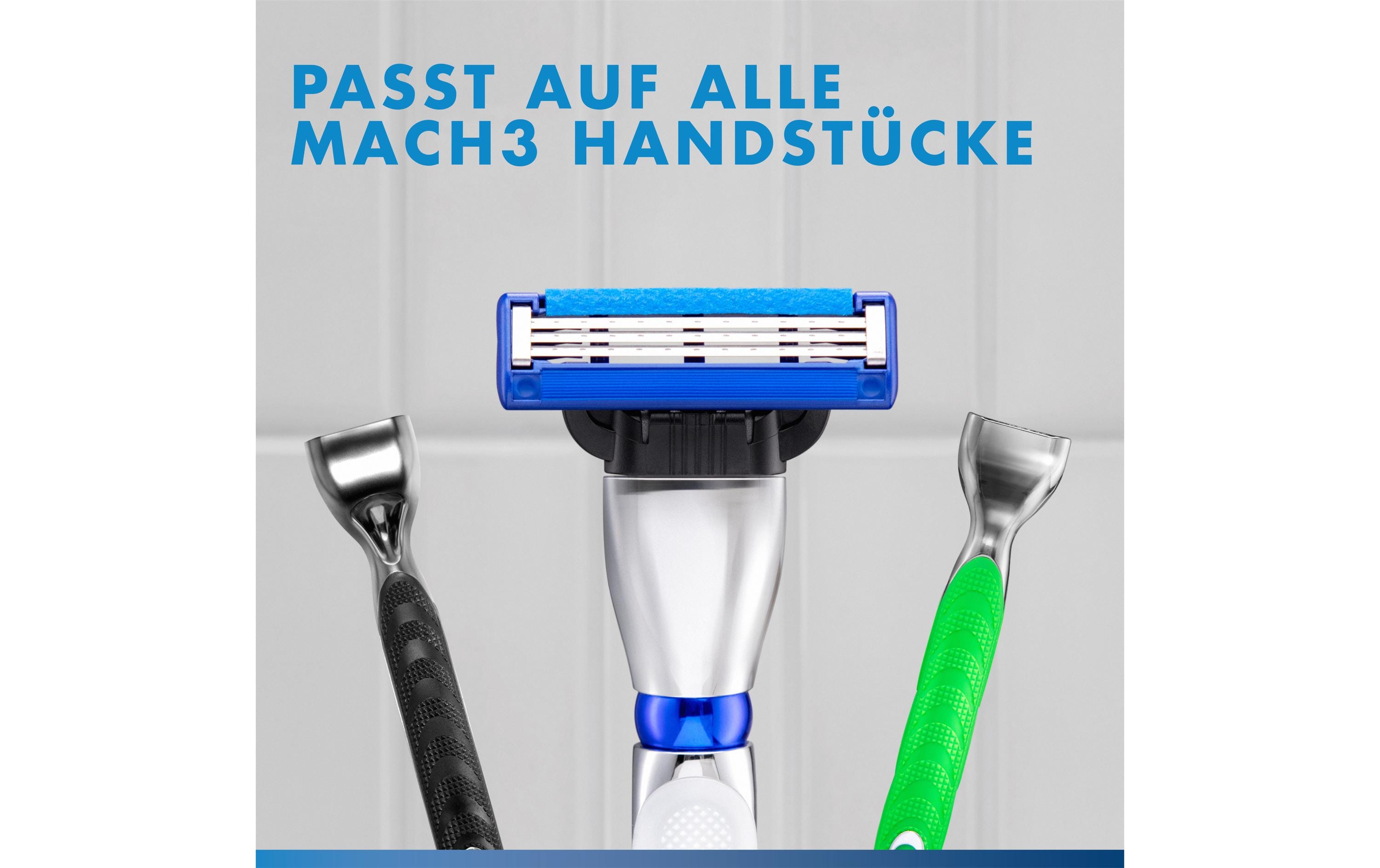 Rasierklingen Mach3 Turbo 12 StückErsatzklingen mit Gleitstreifen für ein sanftes Gleiten und neuer Klingenbeschichtung