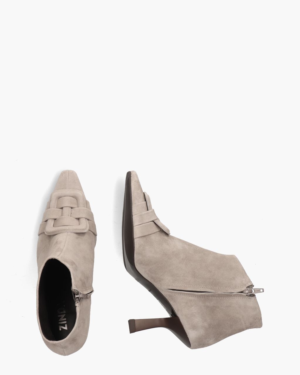 Zinda 1917 Lichtgrijs Dames Enkelboots