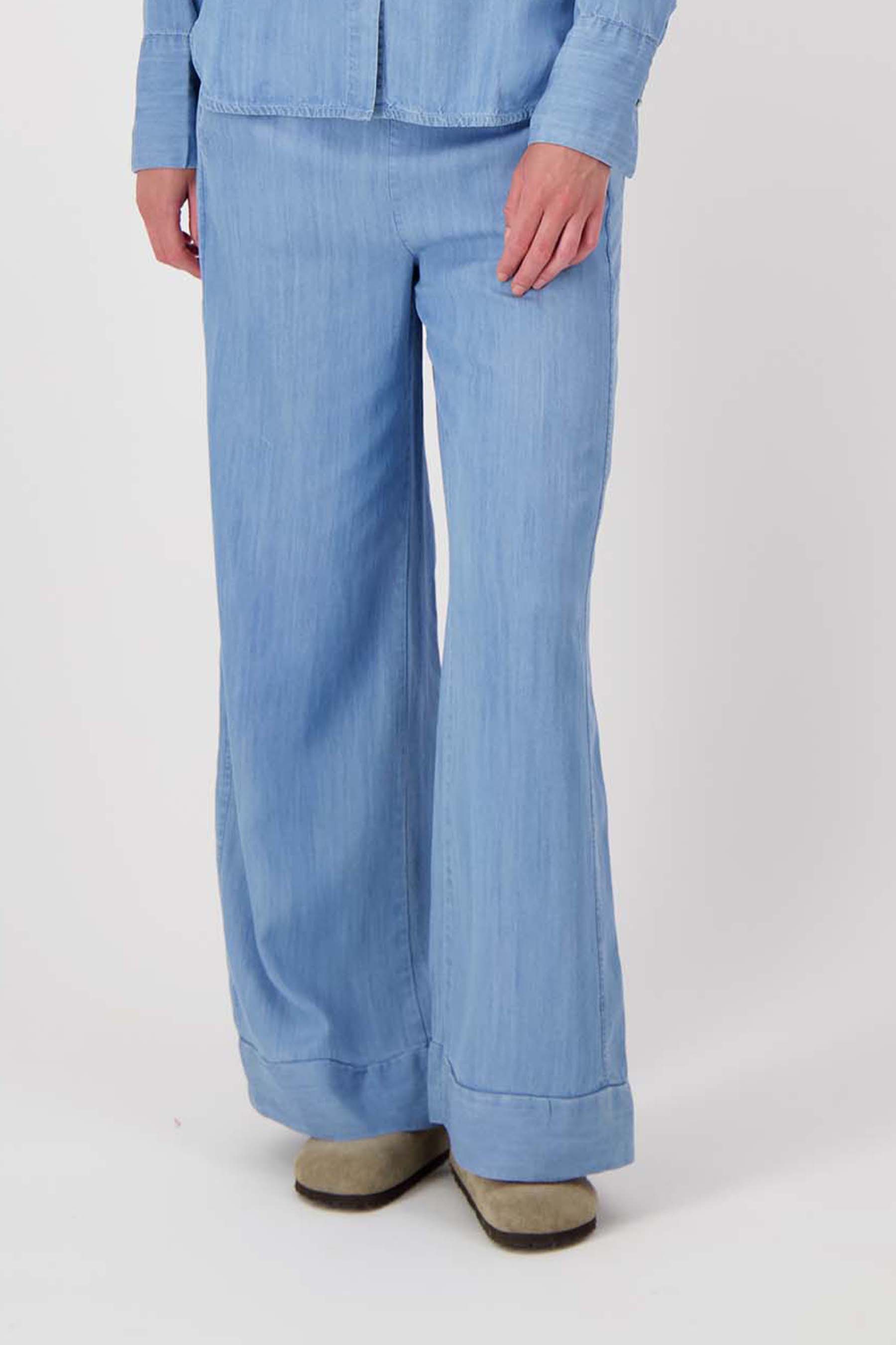 broek van denim tencel