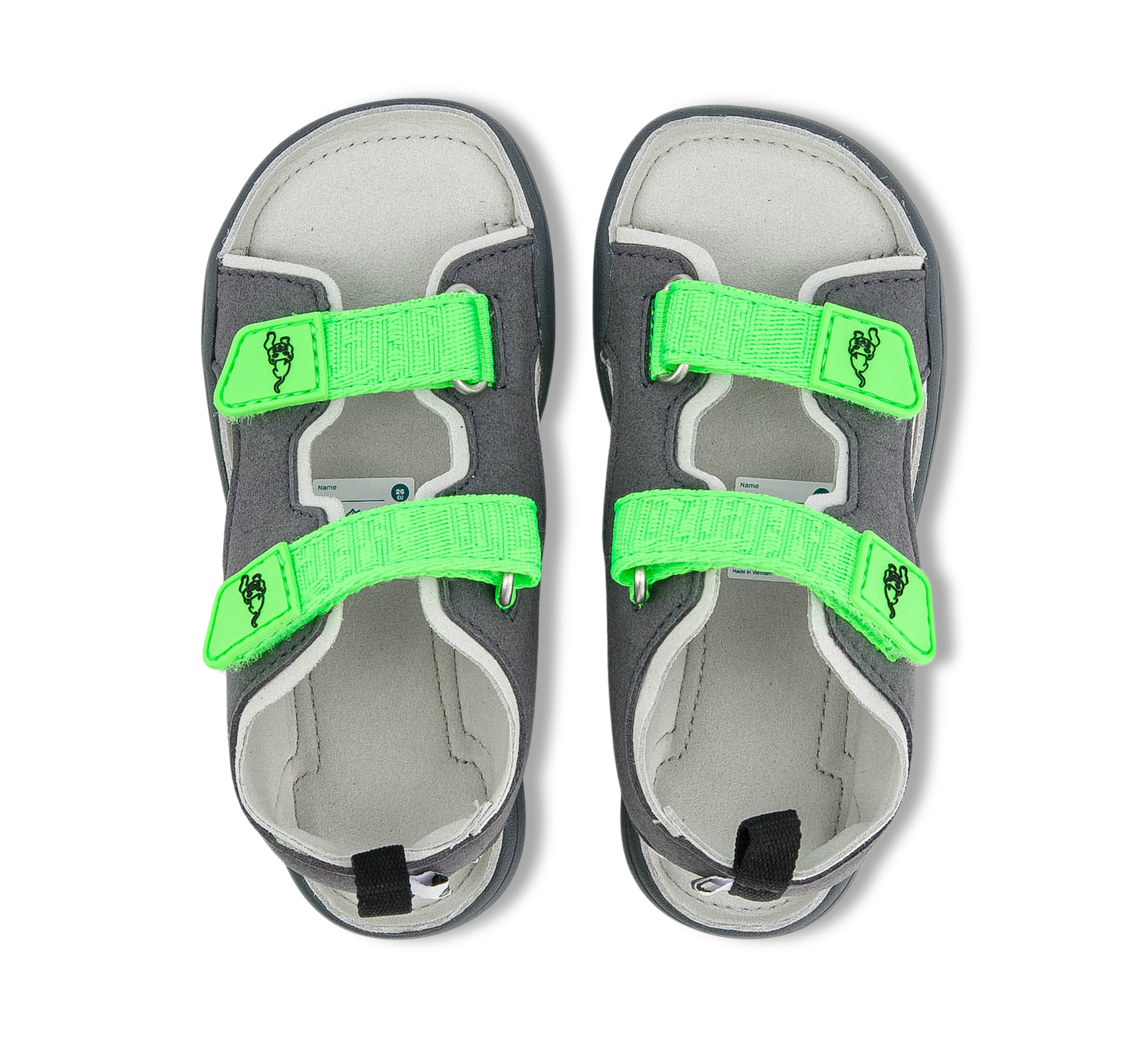 Affenzahn Sandale Vegan Airy Panther grau