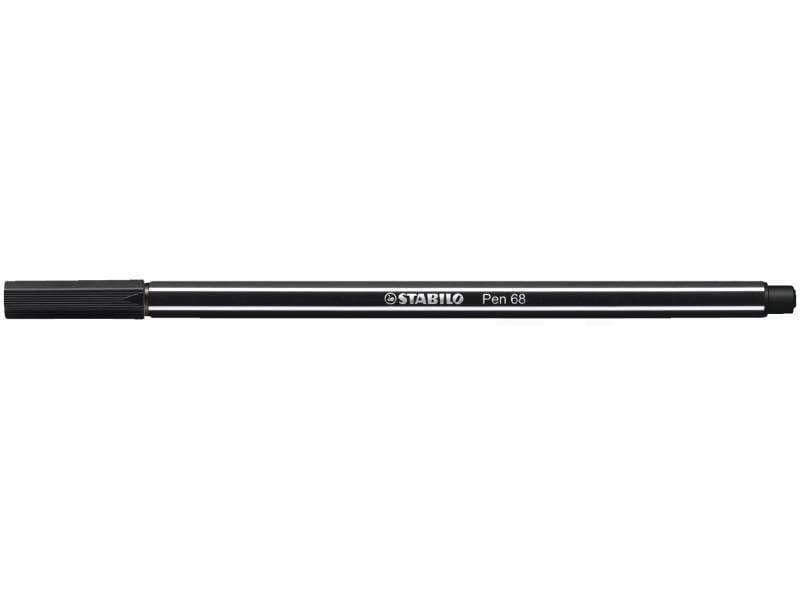 STABILO Fasermaler Pen 68, Schwarz Faserschreiber