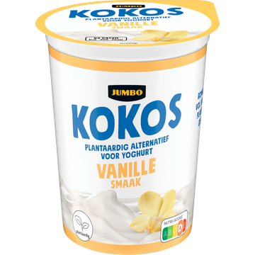 Jumbo Kokos Plantaardige Variatie op Yoghurt Vanillesmaak 400g