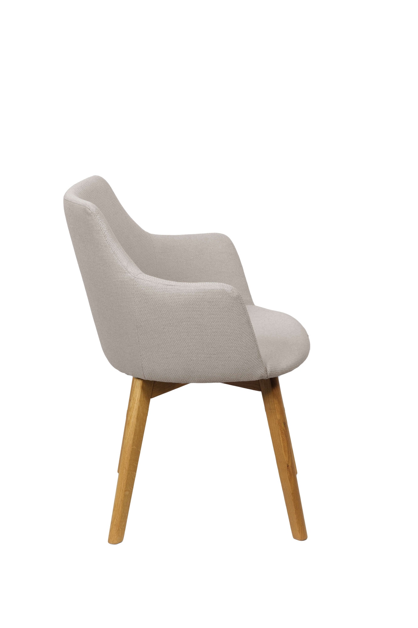 Home affaire Essgruppe »Ena Sitzgruppe für Küche/Esszimmer, Esstisch mit 4 Polsterstühlen 5tlg« Set, 5-tlg, 5 Stk. tlg. Stuhlbeine in Eiche Natur oder Buche Schwarz, Tisch 180 cm, U-Gestell