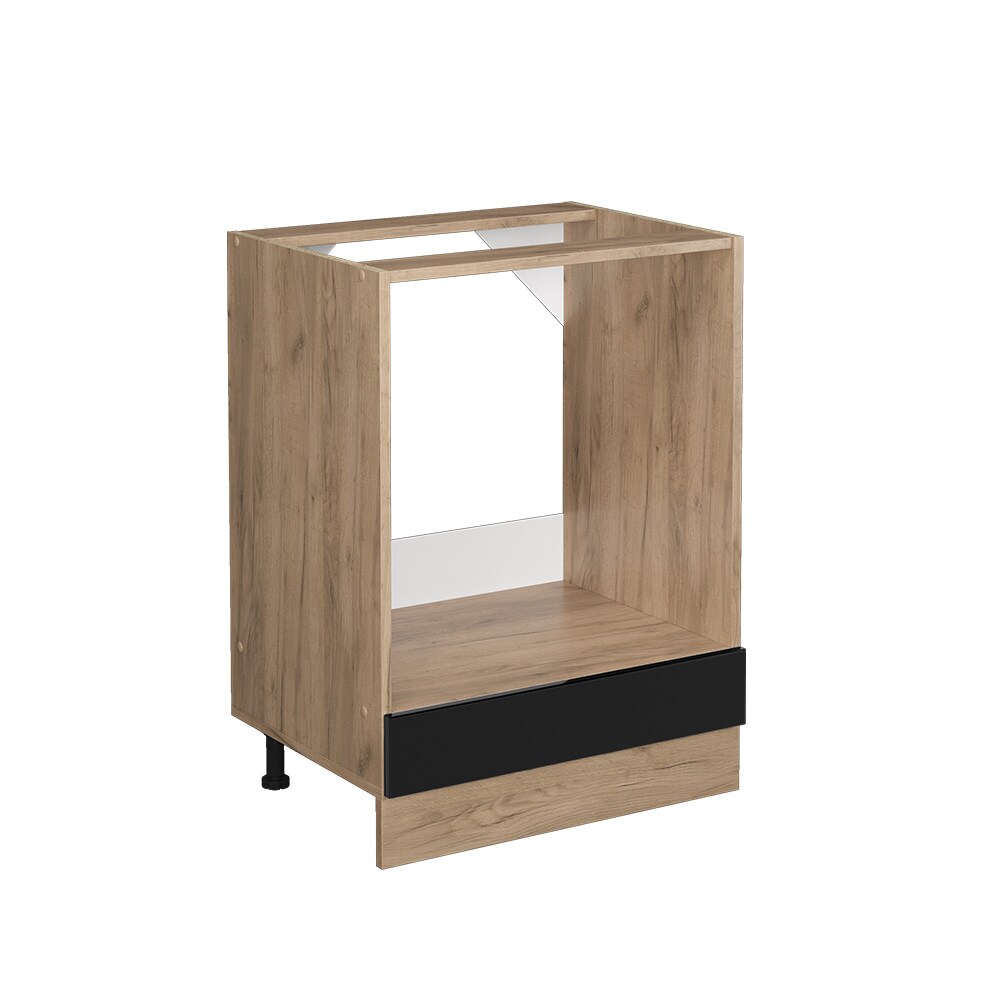 Vicco Herdschrank Küchenschrank R-Line Solid Eiche Blau Grau 60 cm modern