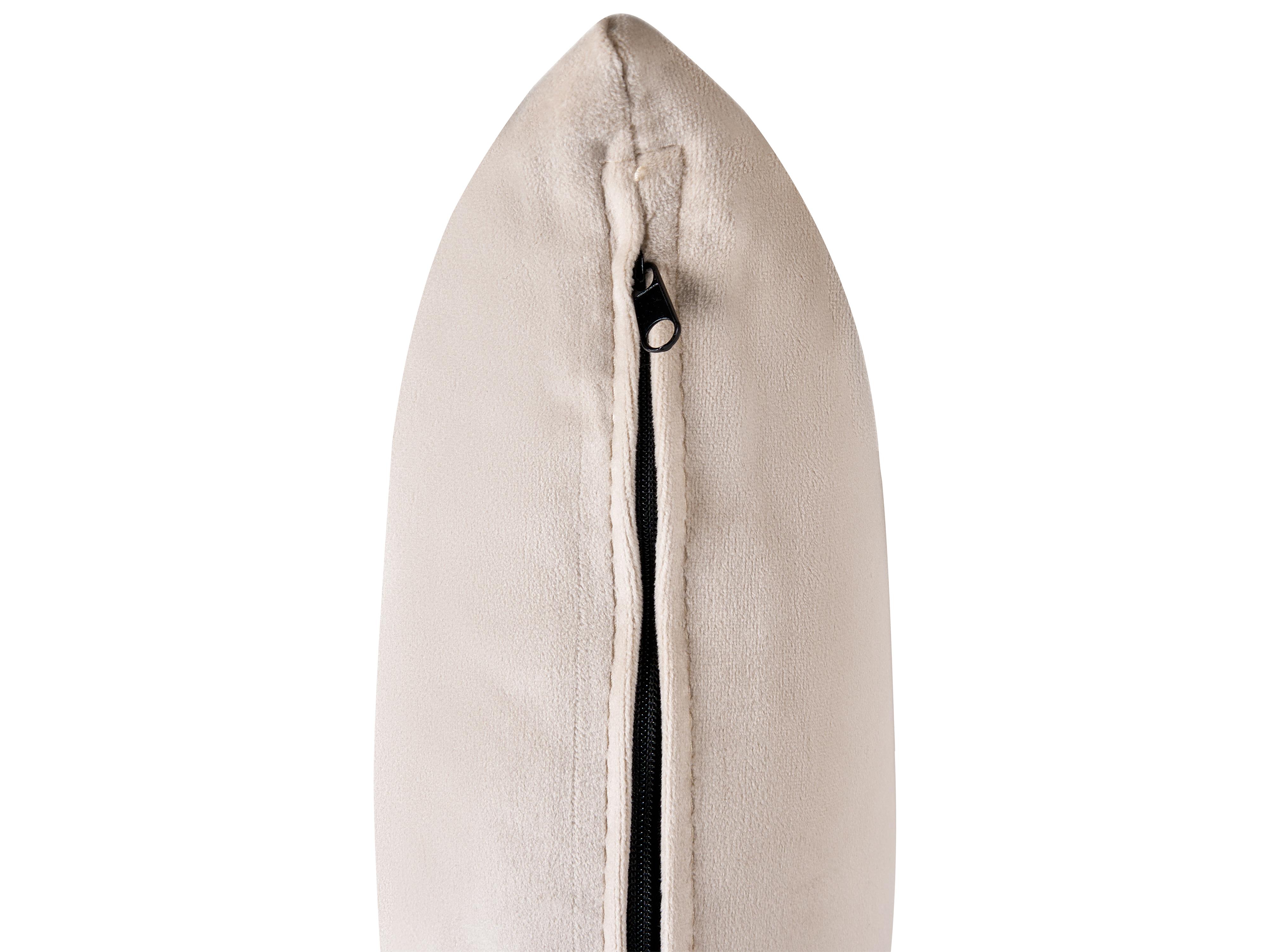 Slaapbank 3-zits EINA Fluweel Lichtbeige