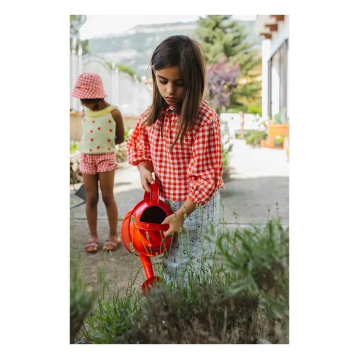 A Monday in Copenhagen Blouse Elisa Vichy Coton Bio | Rouge