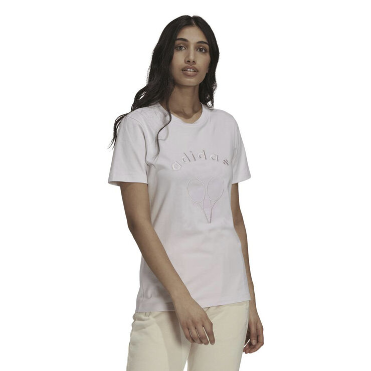 adidas tennis luxe graphic t-shirt White