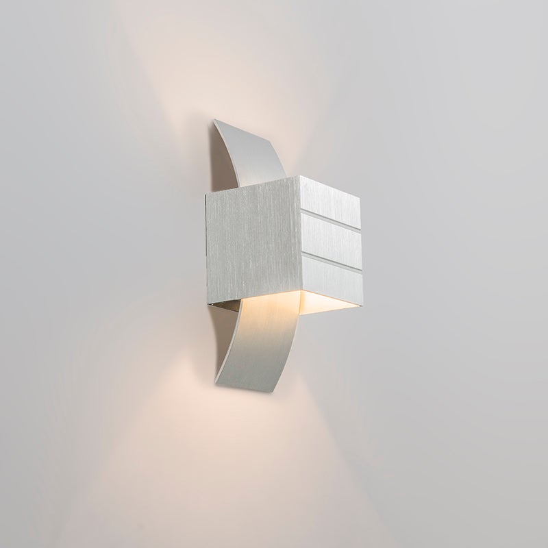 Moderne aluminium wandlamp - Amy