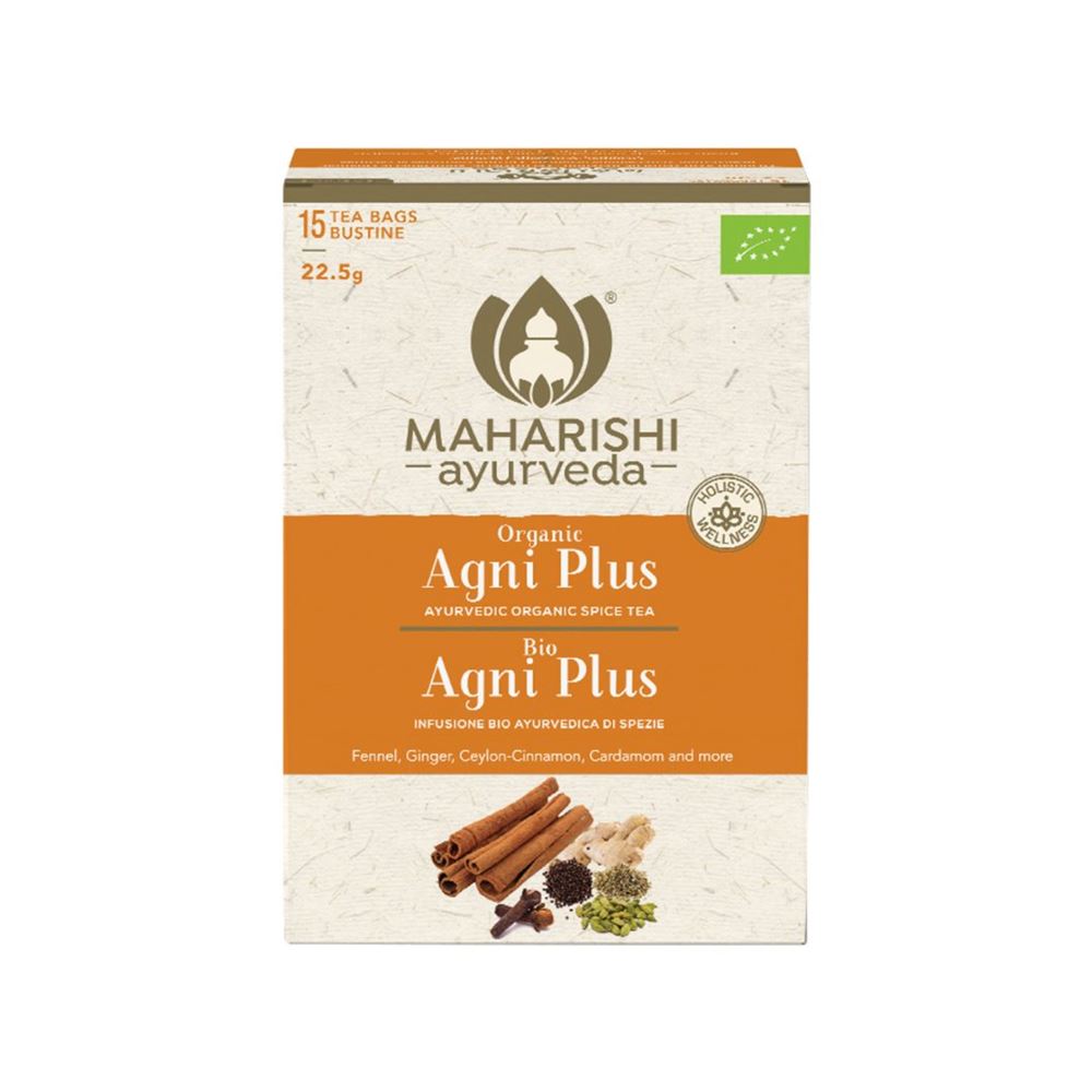 MAHARISHI AYURVEDA Agni Plus Gewürztee Tees Bio Btl 15 Stk