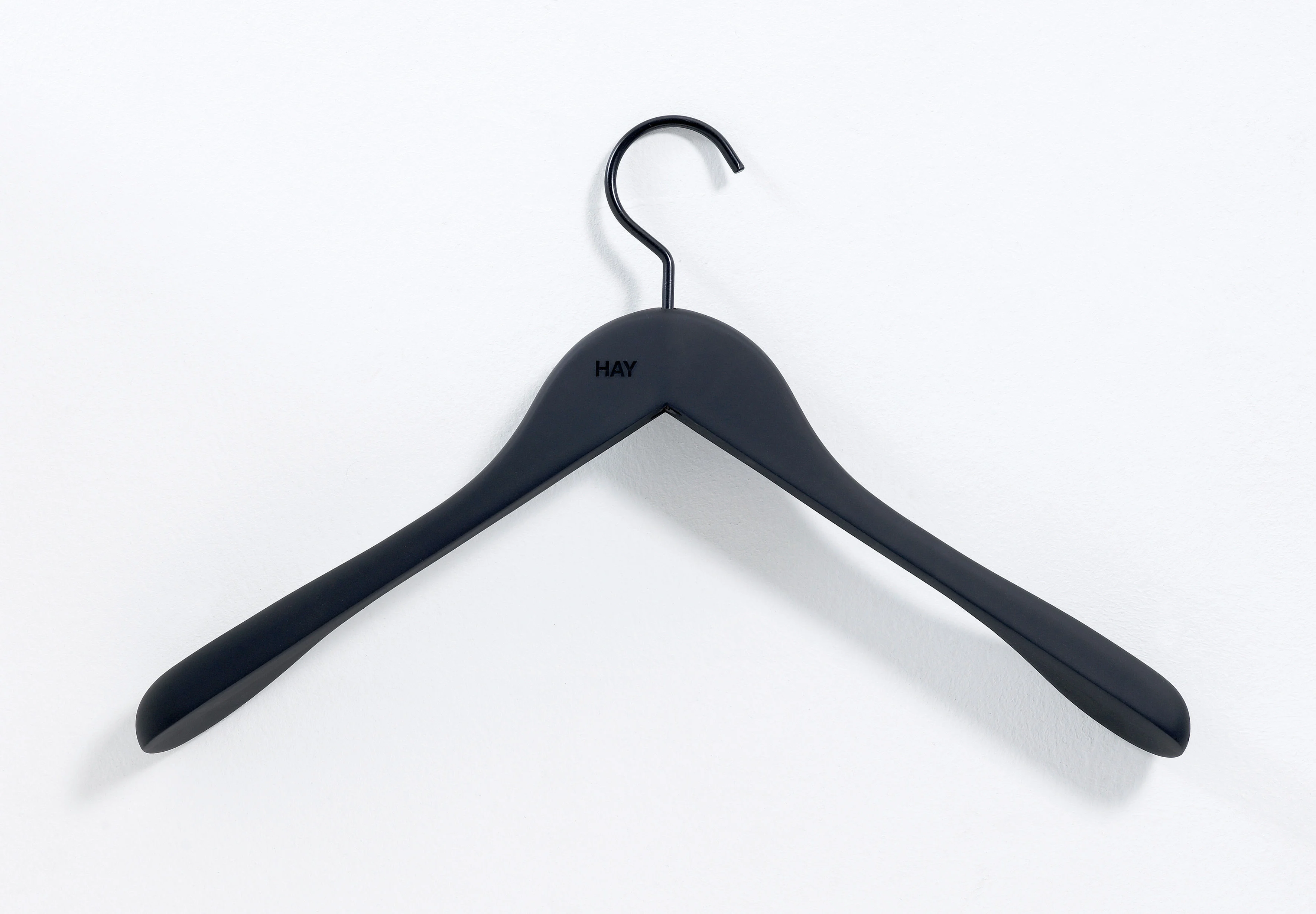 SOFT COAT - Cintre bois | Noir