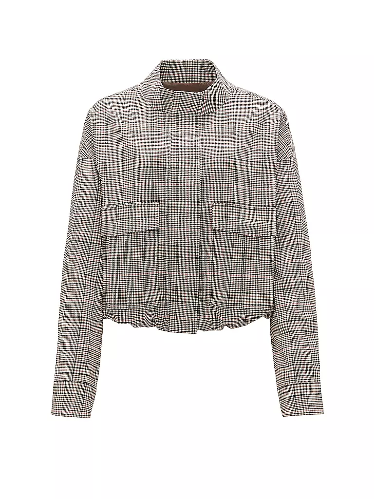 OPUS Jäckchen Loose Fit HEMMA braun