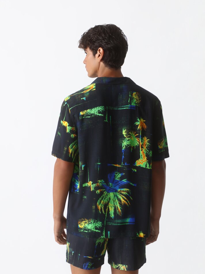 Camisa Resort - Azul Marinho