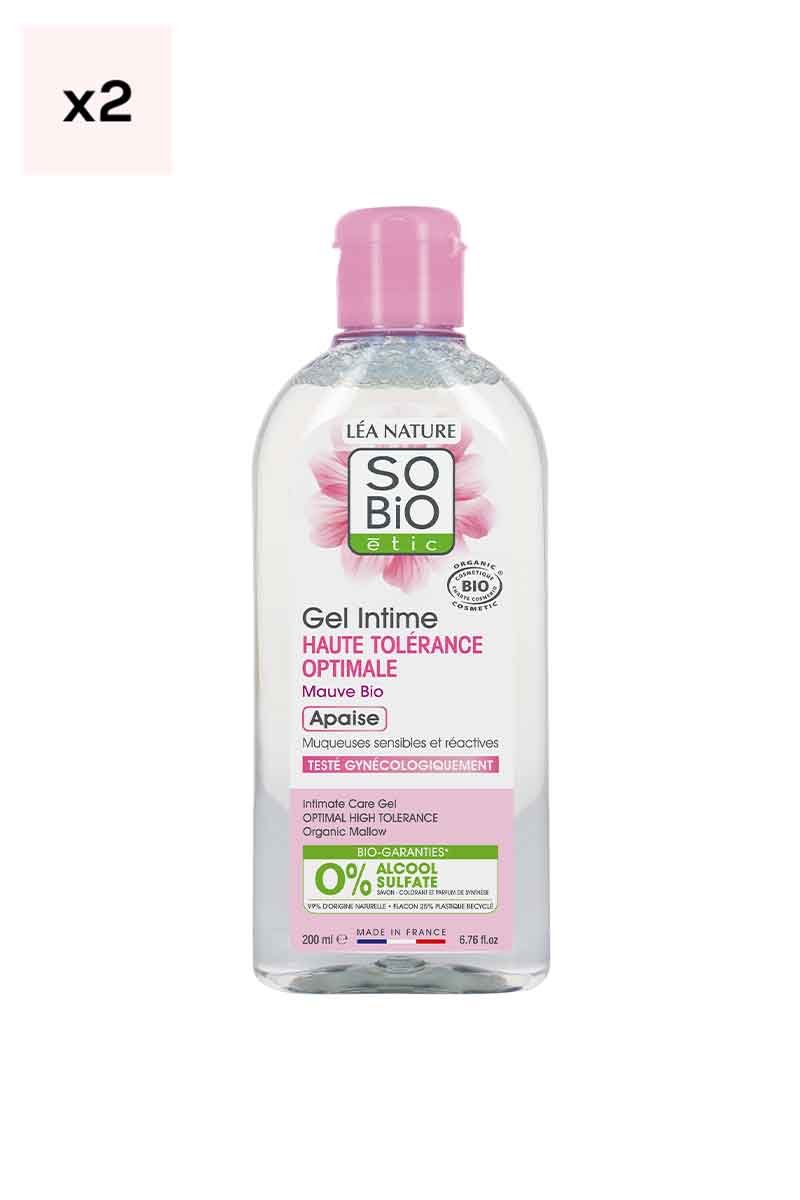 Gels intimes apaisants bio - Fleur de mauve - 2 x 200 ml