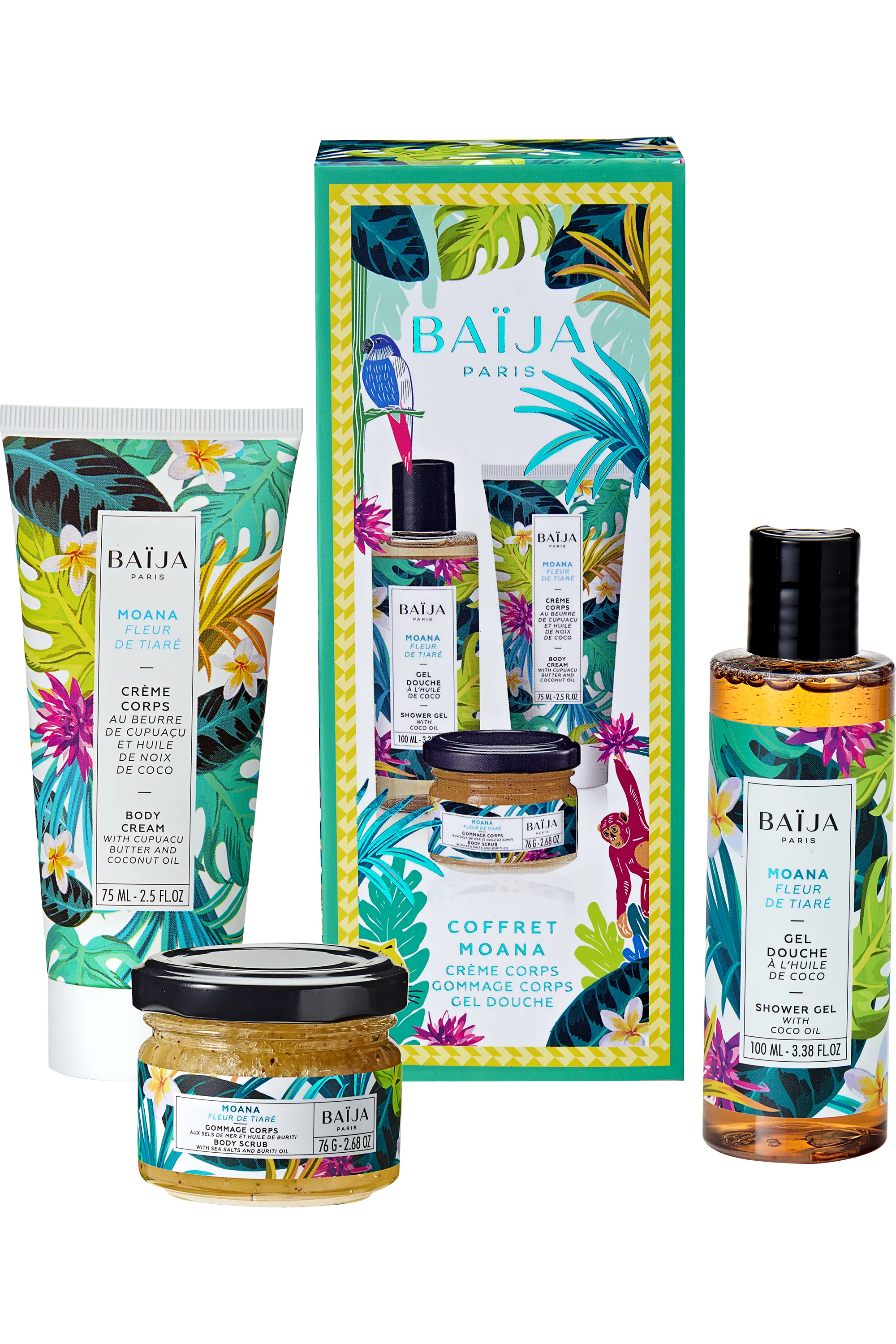 Baïja Coffret rituel corps à la fleur de tiaré Moana