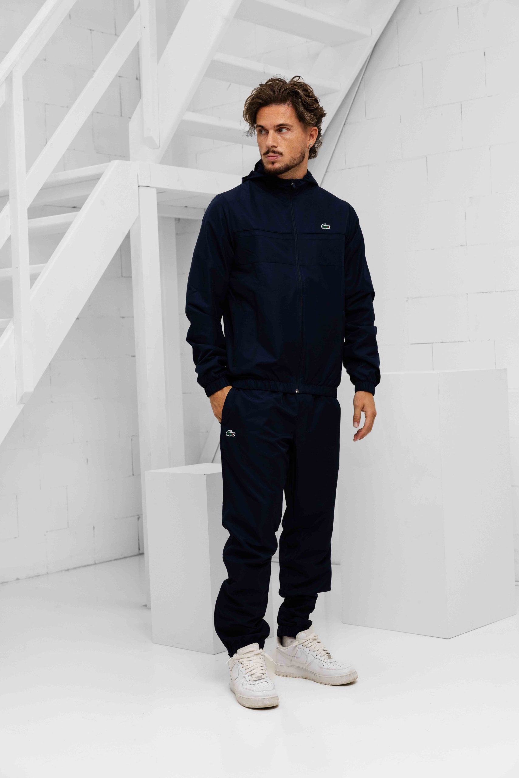 Lacoste Diamond Trainingspak Heren Donkerblauw