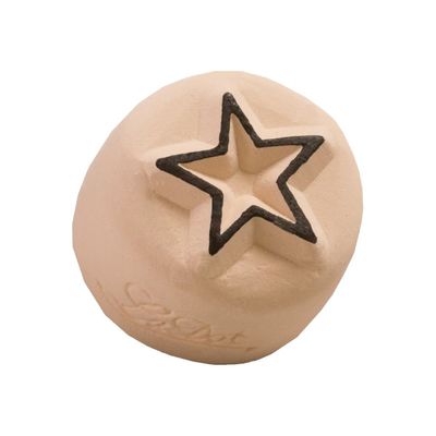 LaDot - Pierre pour tatouage éphémère - en céramique - taille S (2,2 x 2,2 cm) - étoile