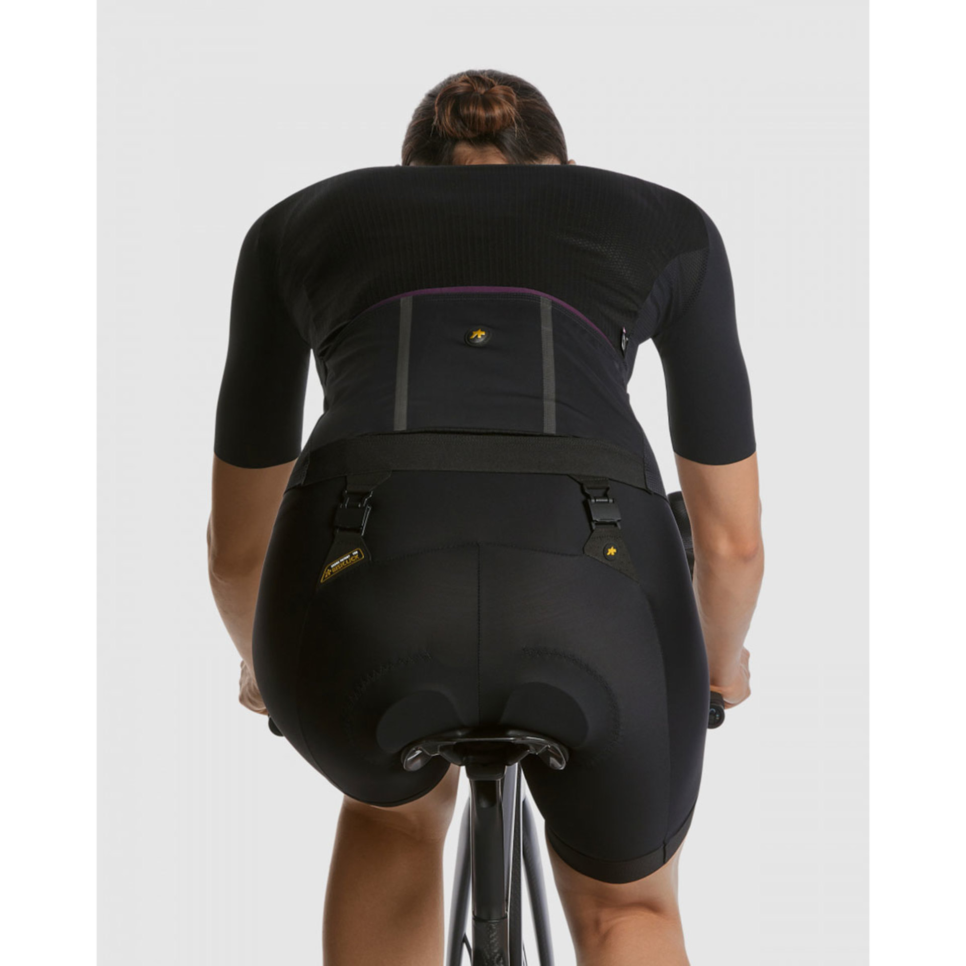 Assos UMA GTV C2 Fietsshirt Korte Mouwen Paars/Zwart Dames