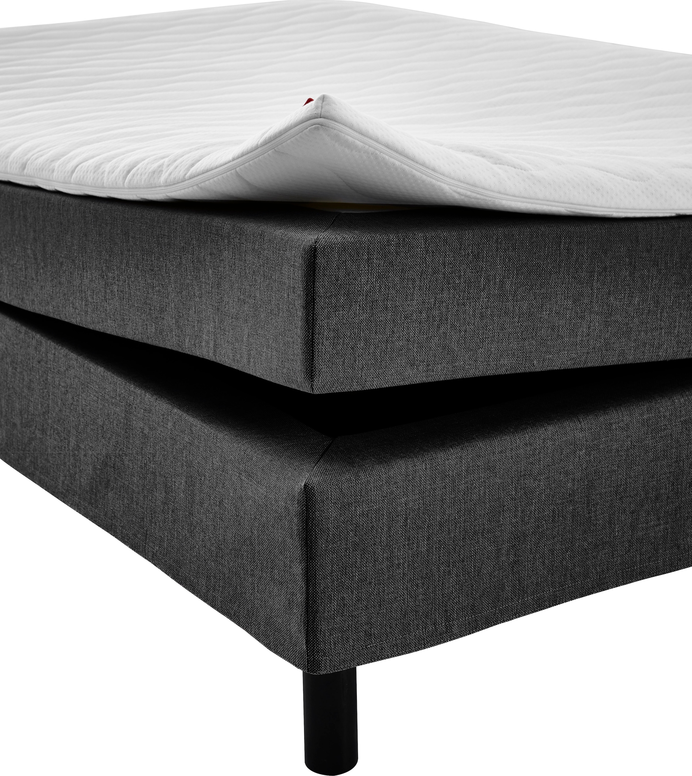ATLANTIC home collection Boxbett »Happy« ohne Kopfteil, mit Topper, wahlweise mit oder ohne Bettwaren
