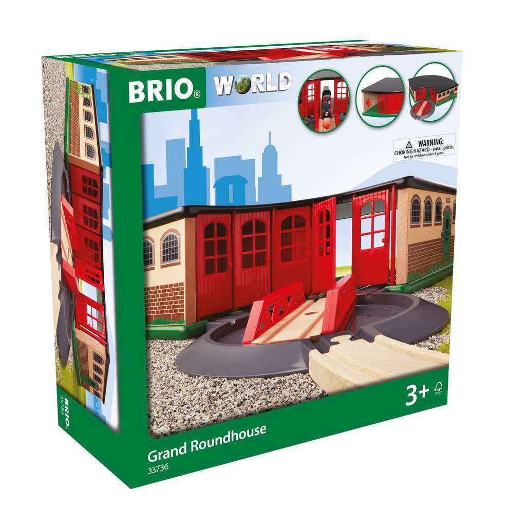 BRIO Spiel Großer Ringlokschuppen