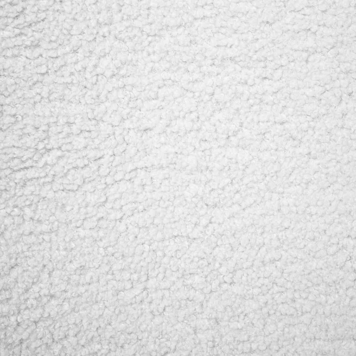 FAUTEUIL BLANC ACCOUDOIR BOUCLE CHIARA