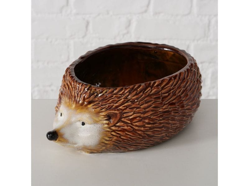 Boltze Dekoschale Igel Hegi Keramik, 20.5 x 14 cm Dekorative Schüssel