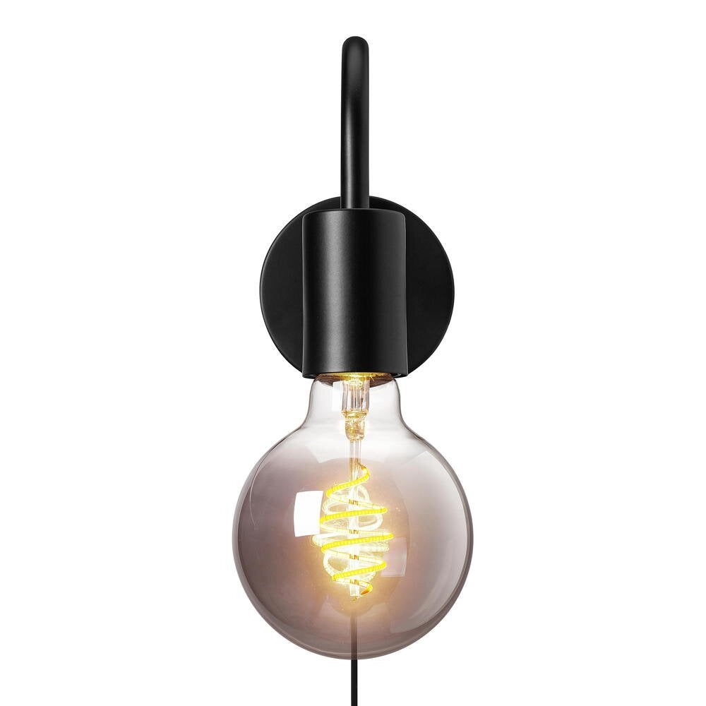 Paco wandlamp in zwart E27