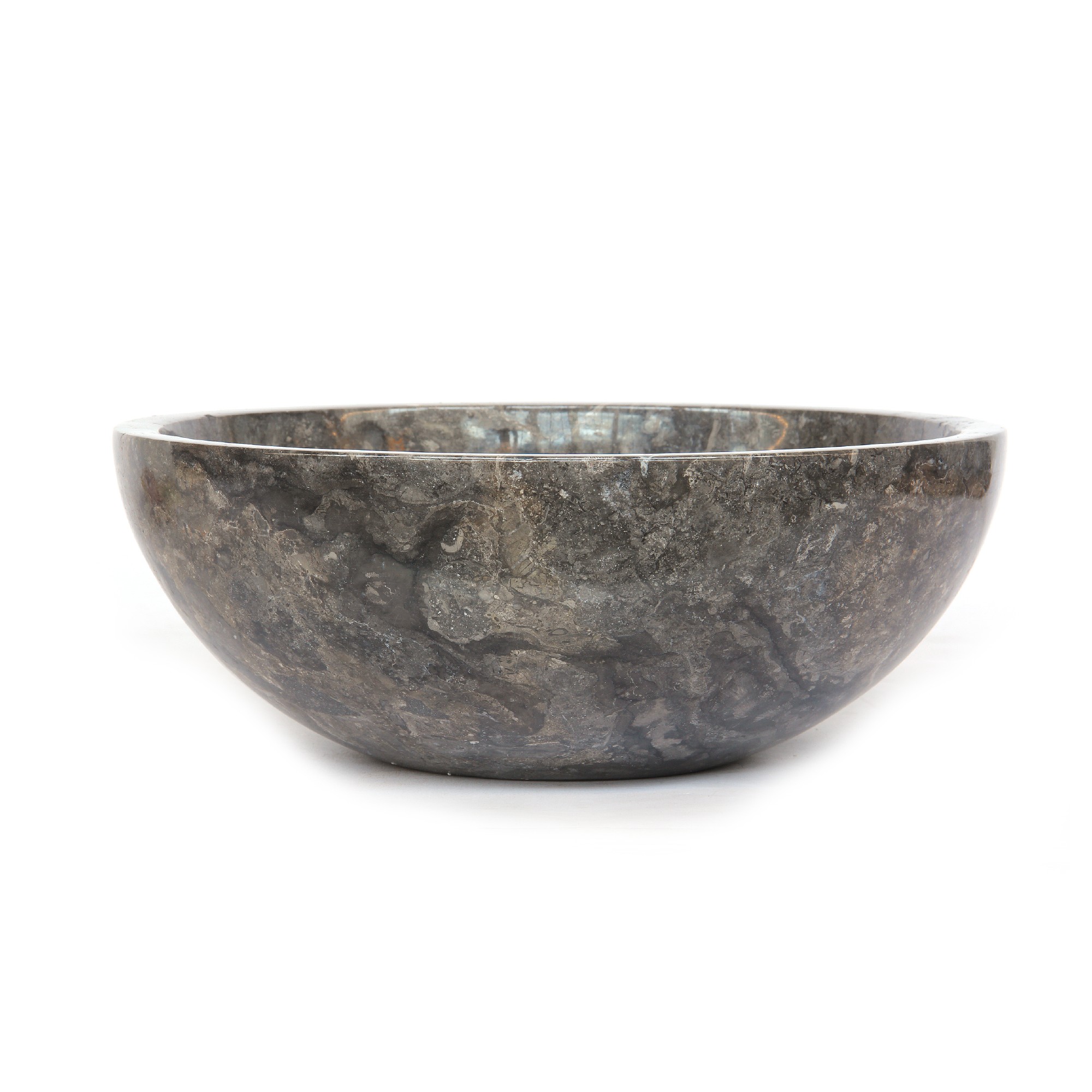 Marmorwaschbecken, grau, Ø 40 cm, H 15 cm von fischer's lagerhaus