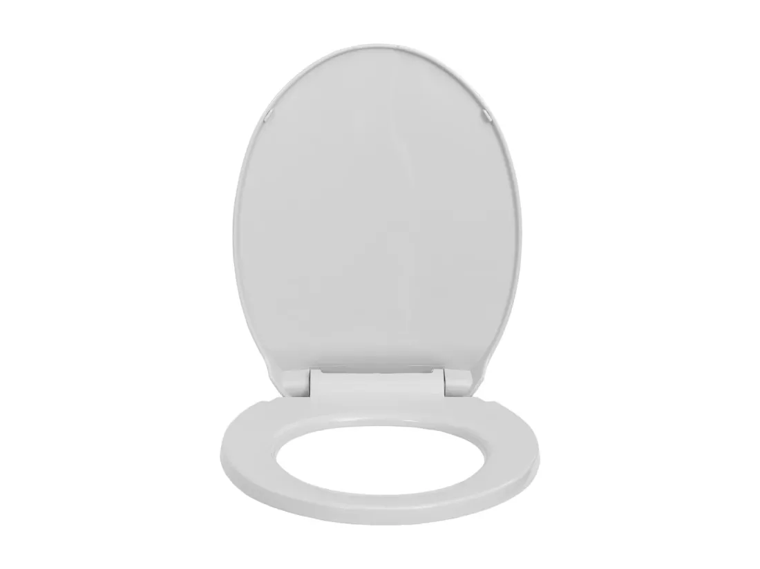 Siège de toilette abattant grise 46 x 34 x 5 cm 02_0002916