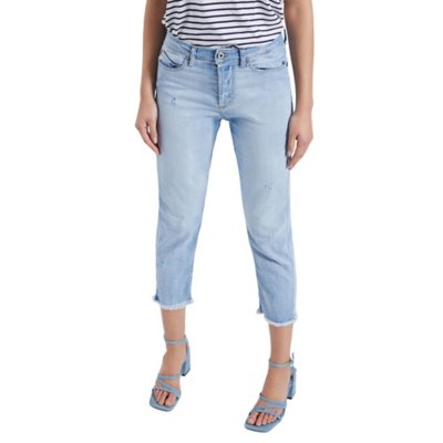 Jean femme Bleu Clair Ourlets PLEASE