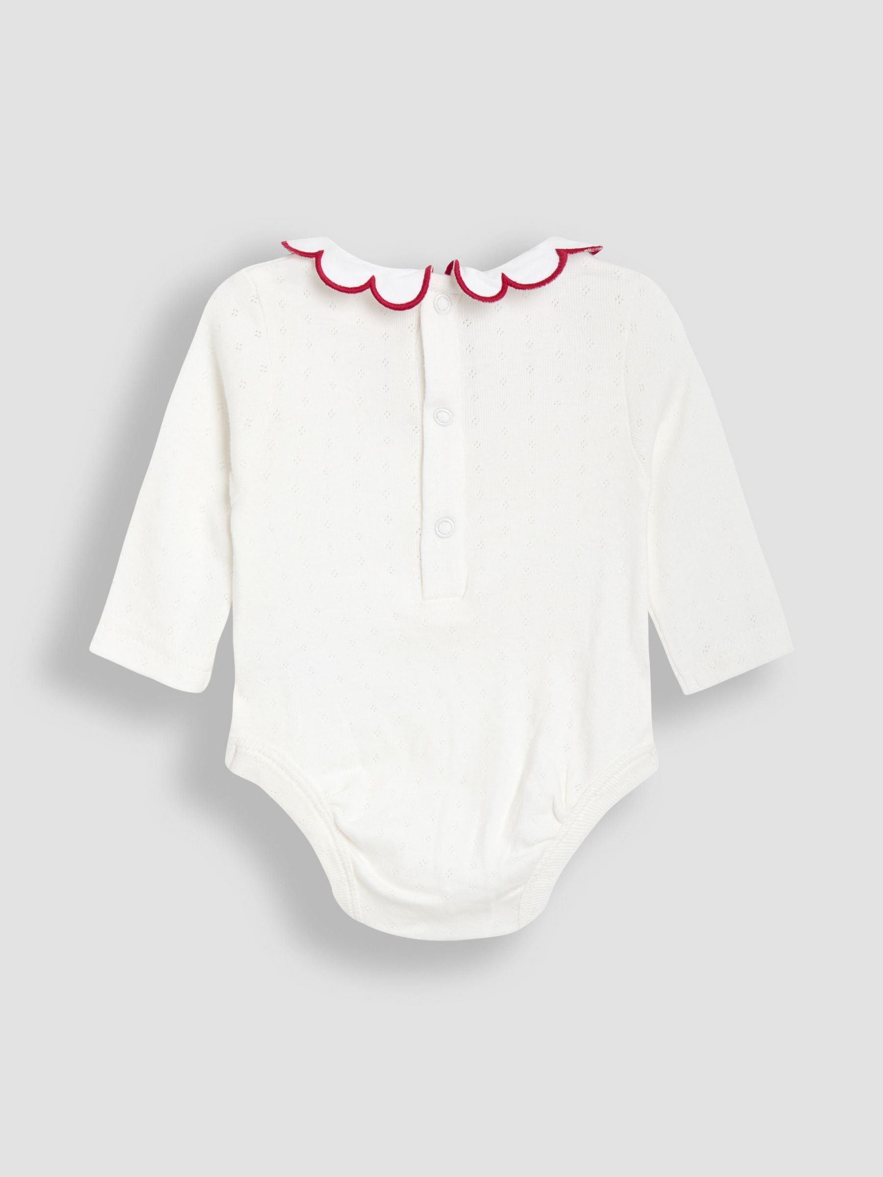 JoJo Maman Bébé Embroidered Cord Baby Dress & Body Set
