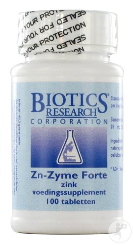 Energetica Natura Biotics Zn-Zyme Forte Comprimés 100