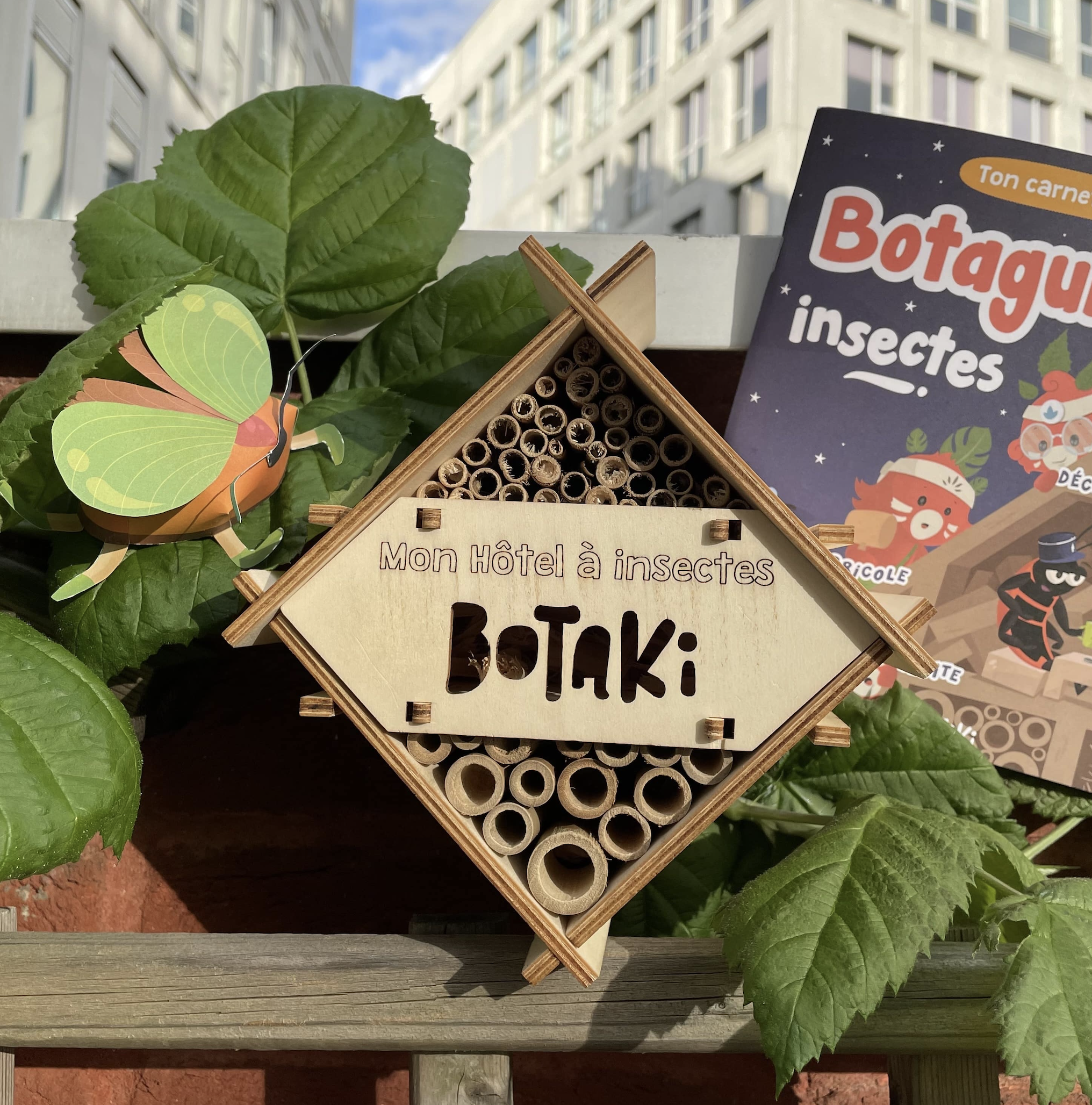 Kit insectes - fabrique ton hôtel à insectes en bois