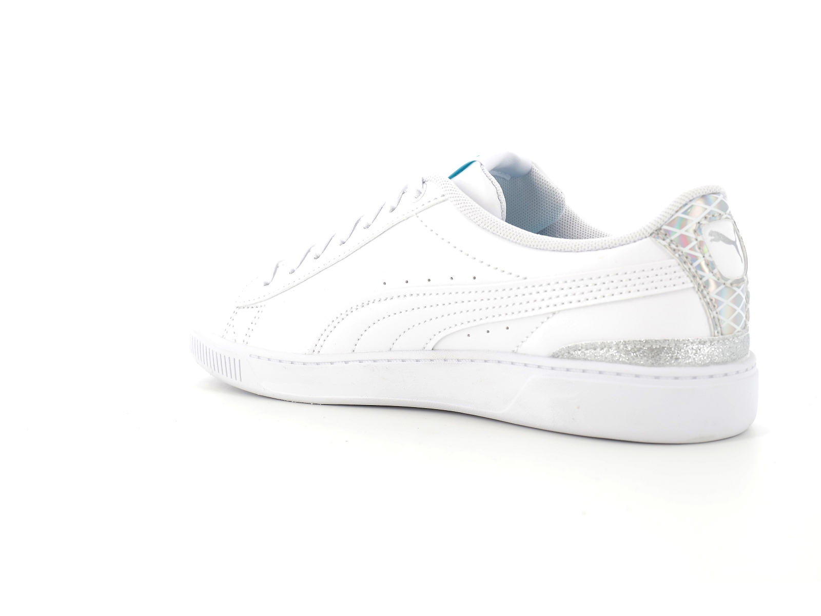 Puma-389738 Matières combinées Blanc Argent