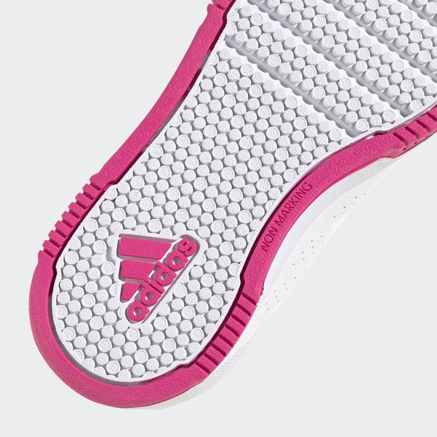adidas Chaussures Tensaur Velcro - Blanc/Rose Enfant