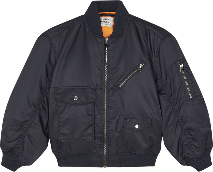 Mads Nørgaard - Copenhagen Bomber Nylon Jilla Jacket Blå