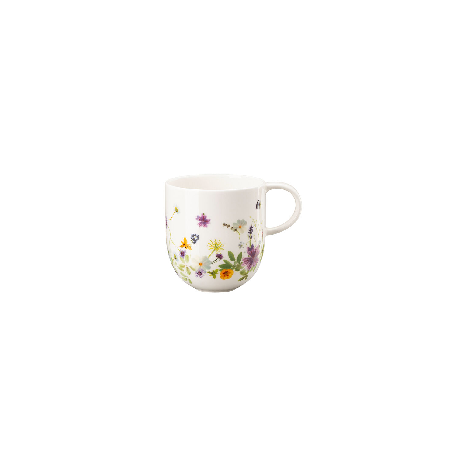 Brillance Bone China Grand Air lila Becher mit Henkel