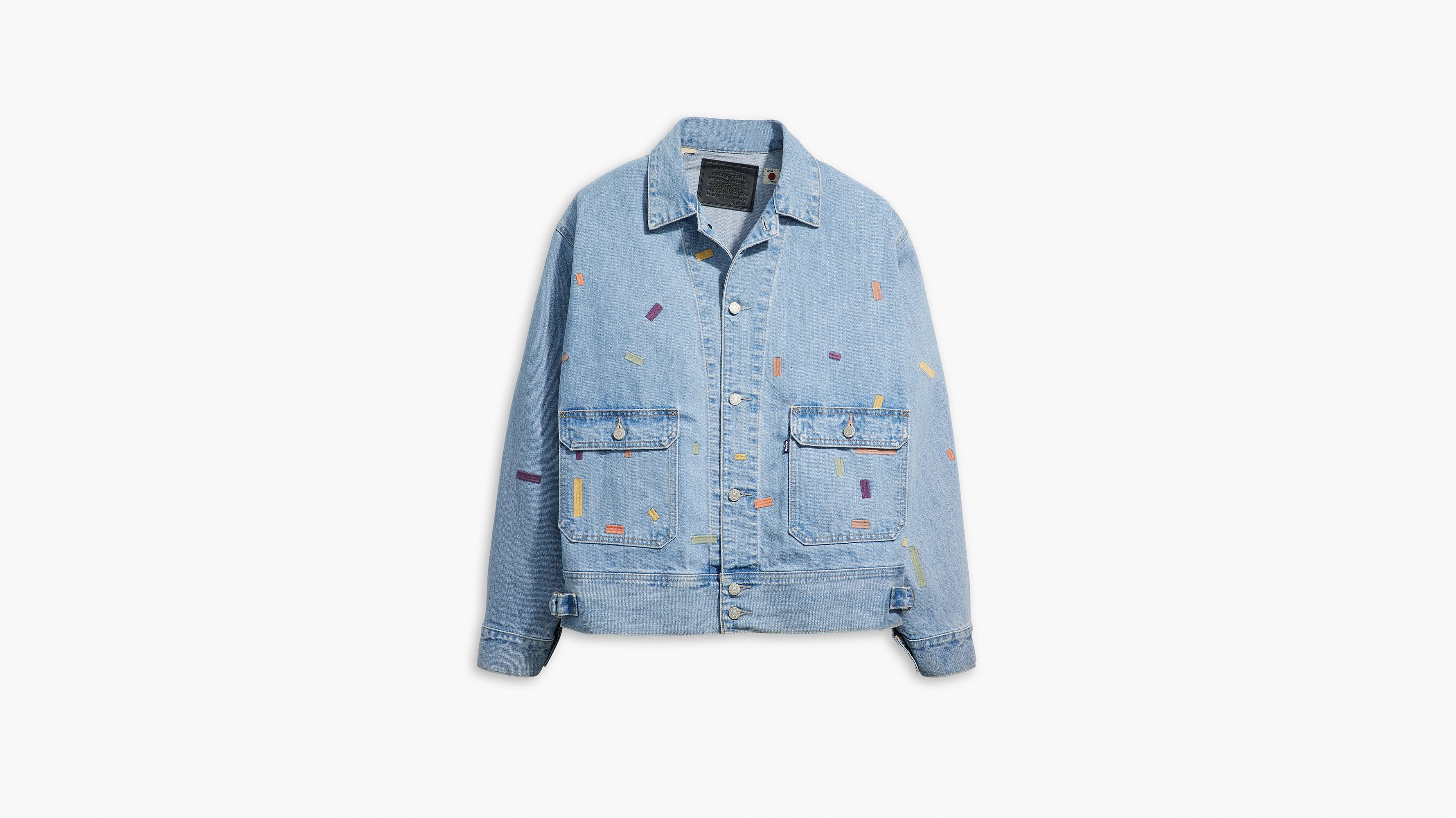 Veste Trucker utilitaire - Moj Karachippu Trucker - Bleu