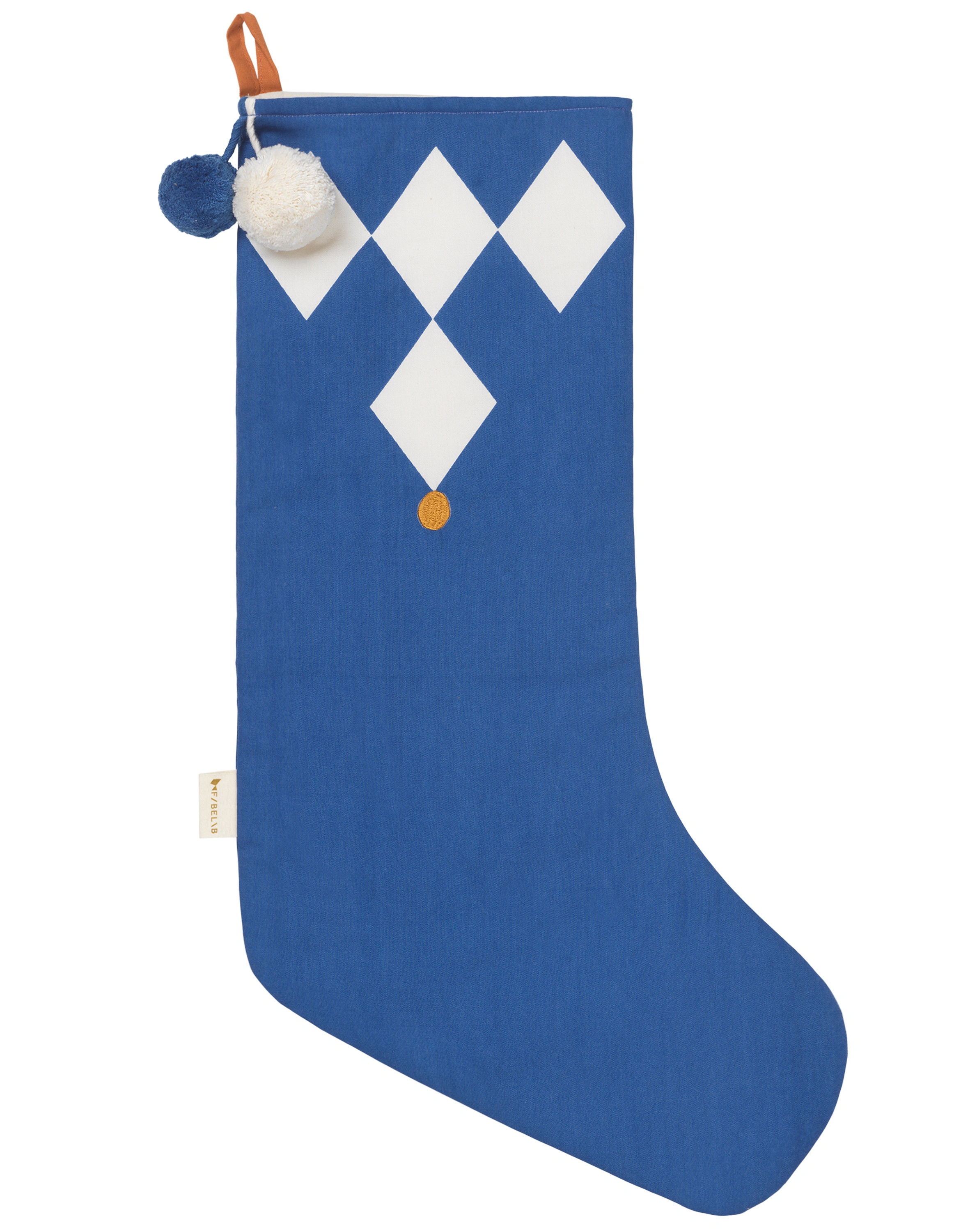 Weihnachtsstrumpf DIAMOND in blau