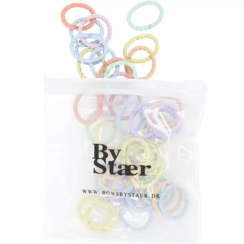 By Stær Mini Hairbands 50 Pieces - Mix 5