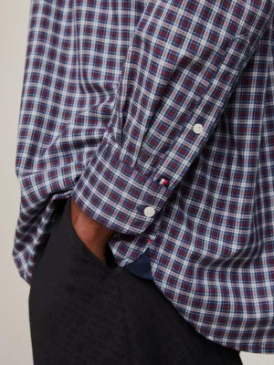 Camisa Micro Tartan de Corte Regular