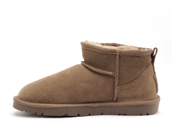 Kelara boots bottine plates femme k21213 marron