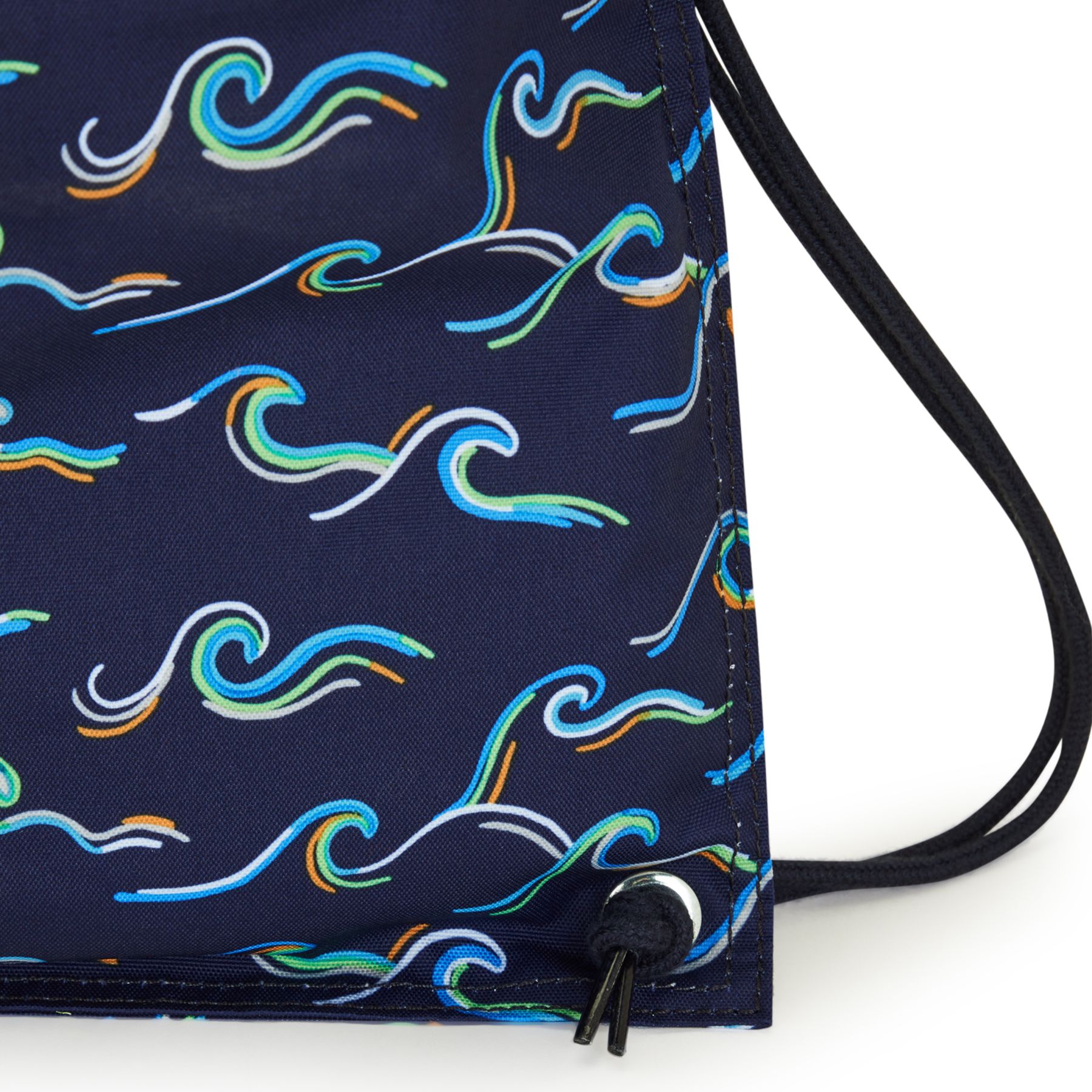 SUPERTABOO Sac moyen avec cordon de serrage - Fun Ocean Print