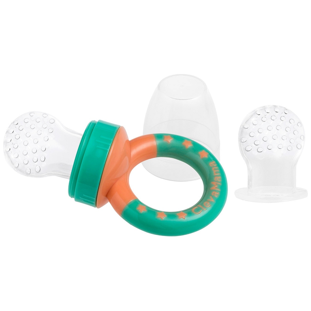 ClevaMama ClevaFeed Baby-Fruchtsauger mit zusätzlichem Sauger