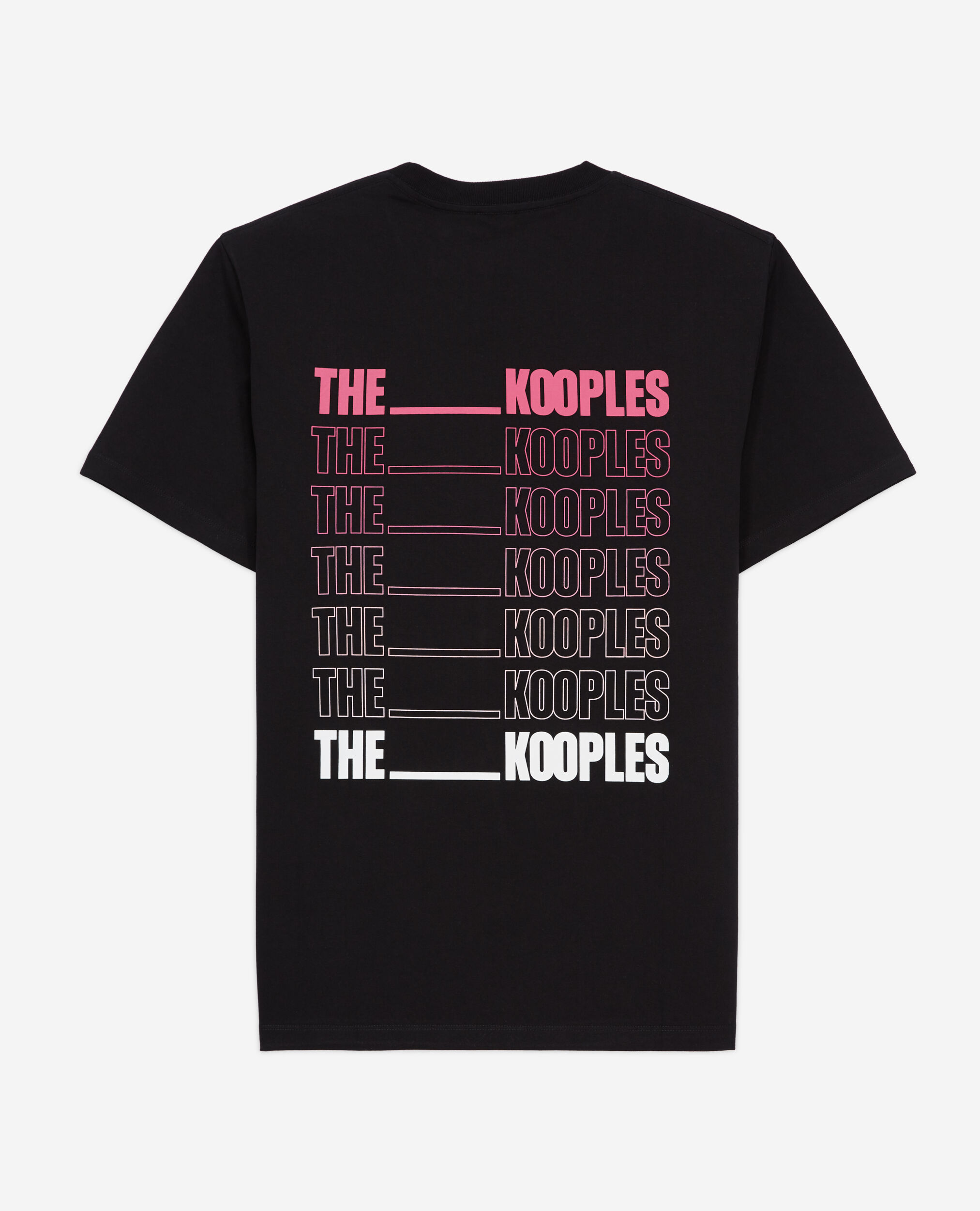 T-shirt noir sérigraphié Logo dégradé