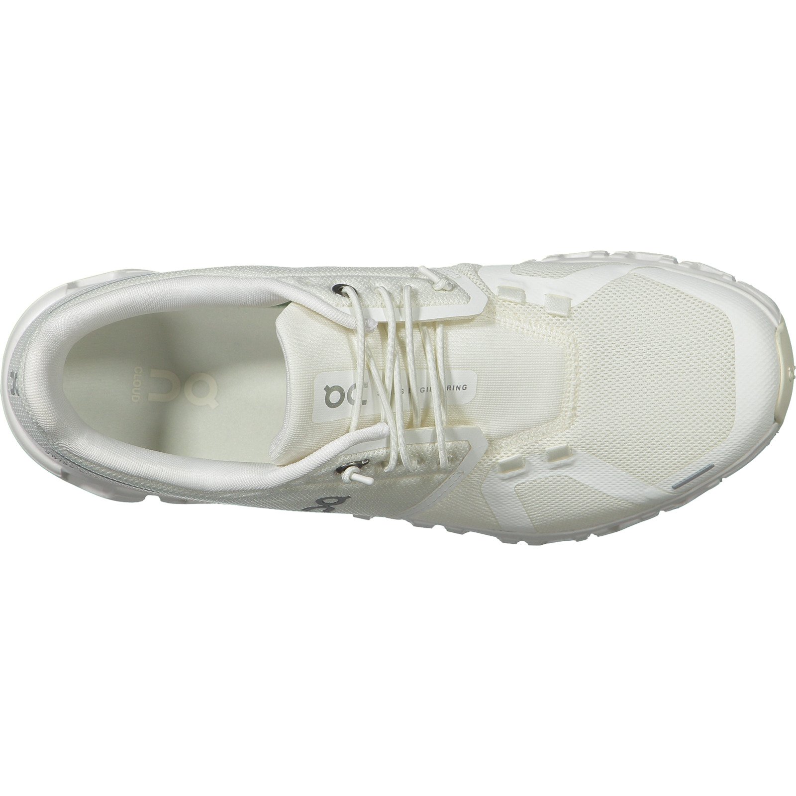 On Herren-Laufschuh Cloud 6 weiss, 45